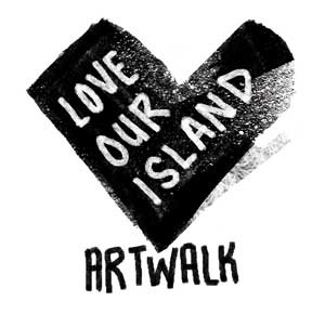 Love Our Island Artwalk Logo