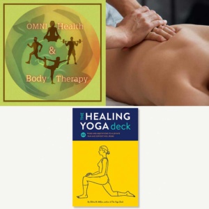 massage and yoga pose deck