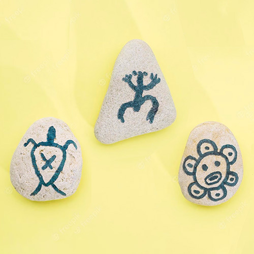 Indigenous Taíno Symbol Rock Paintings with Mela Delgado