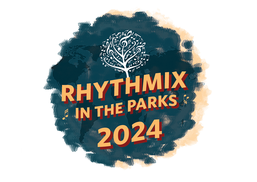 Rhythmix in the Parks 2024 Logo