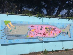 whale mural by Art Jammers
